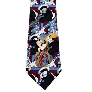Vintage 90s Disney’s Mickey Unlimited Mens Necktie Office Work Casual Tie